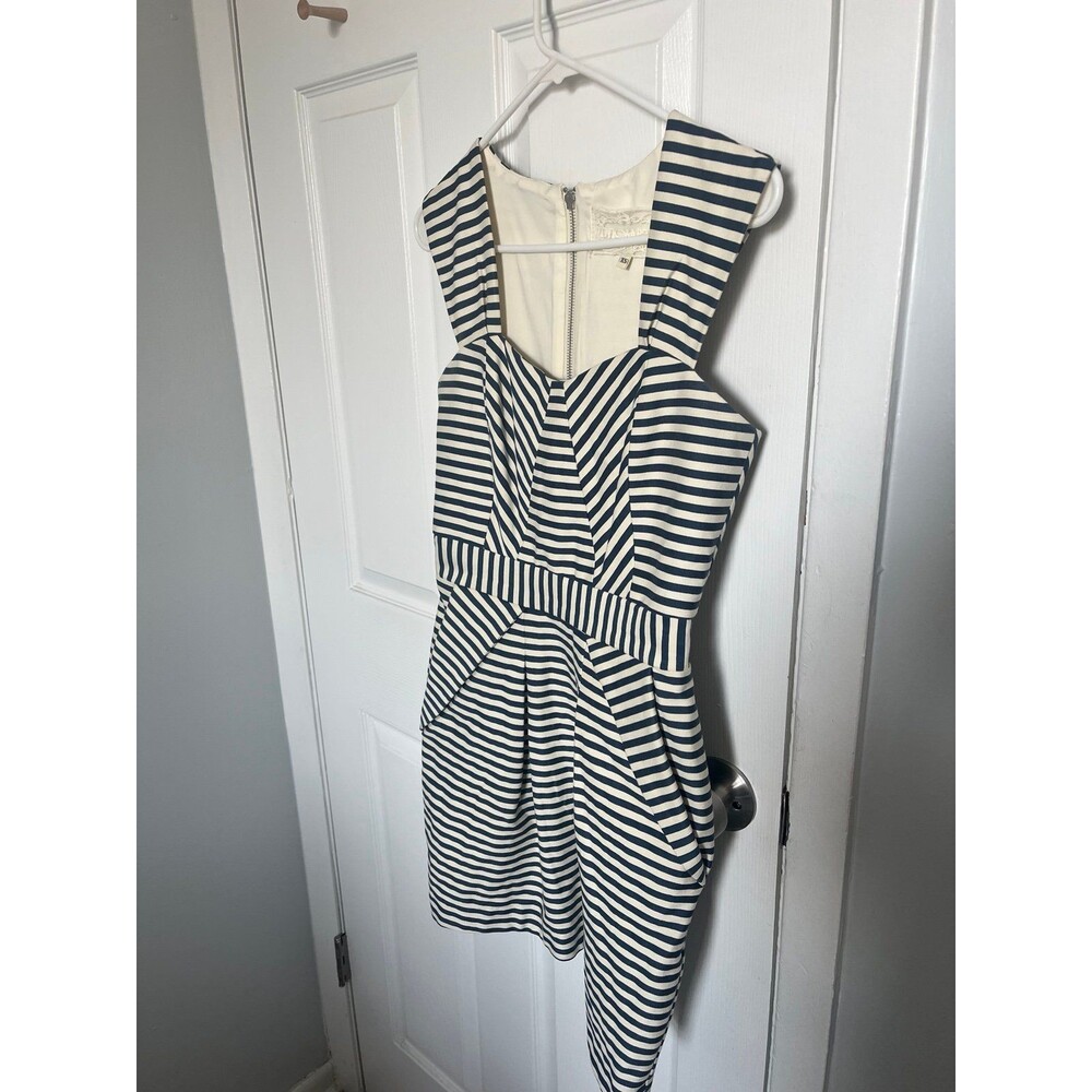 Pink Martini sailor Dress blue and white striped size Xs